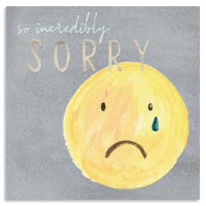 Incredibly Sorry Sympathy Card